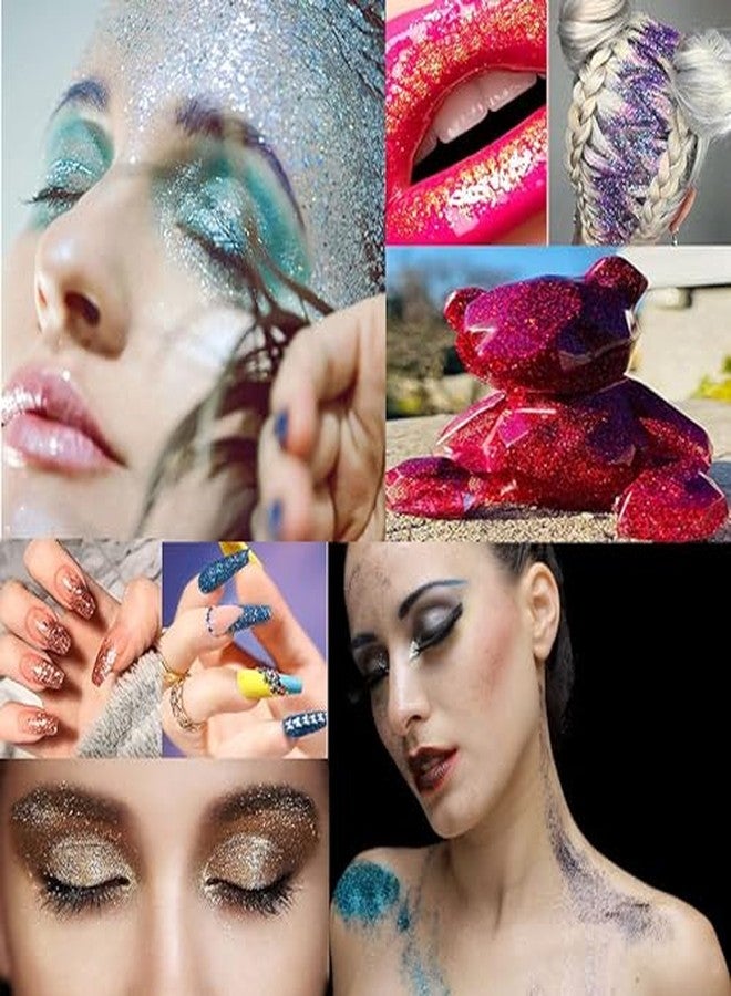 ECLET مجموعة إيكليت من 12 لونًا من مسحوق الراتنج الناعم جدًا، مسحوق راتنج فائق النعومة، مناسب للأظافر، وحرف يدوية متنوعة لفن راتنج الإيبوكسي، وشعر الجسم والوجه، وصناعة الشموع. - Image 4